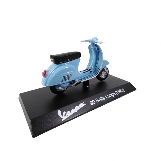 Machetă moto Magazine Models [1:18] - Vespa 1963 90 Sella Lunga - Blue